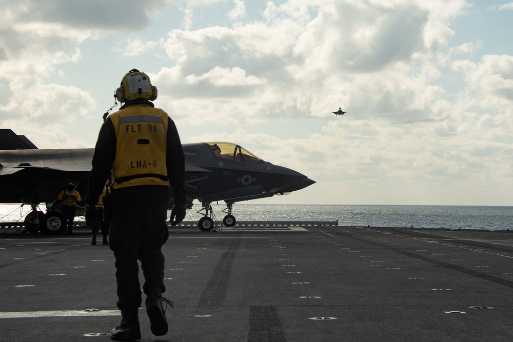 F-35B on the USS America