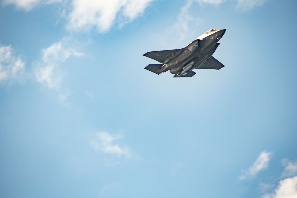 F-35B on the USS America