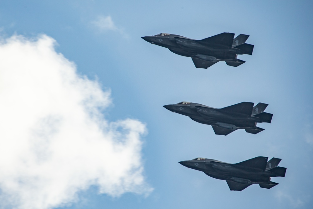 F-35B on the USS America