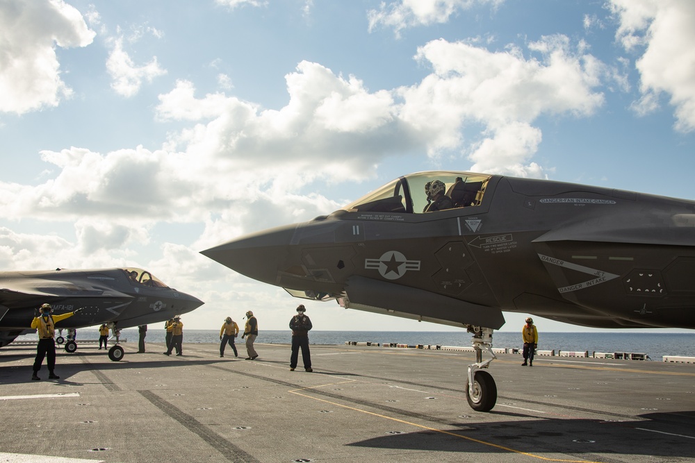 F-35B on the USS America