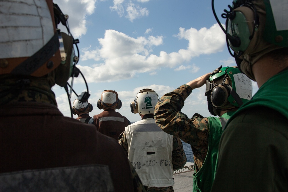 F-35B on the USS America