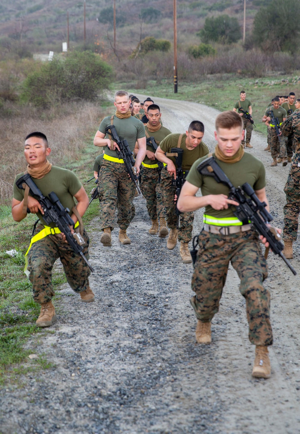 Infantry Marines step it out during second week of IMC