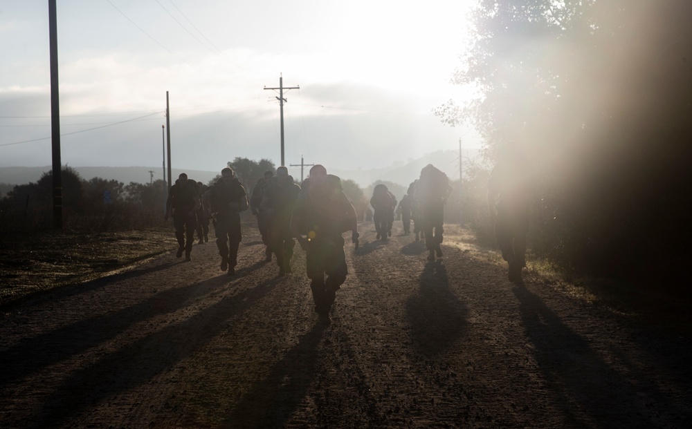 Infantry Marines step it out during second week of IMC