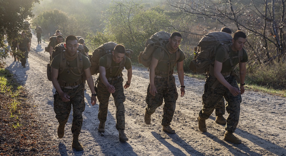 Infantry Marines step it out during second week of IMC