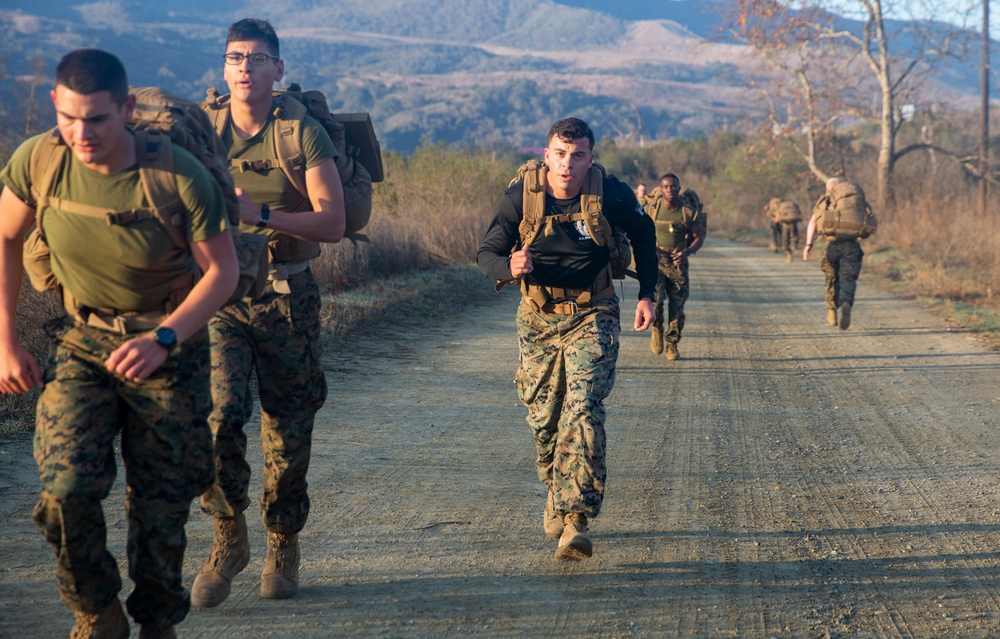 Infantry Marines step it out during second week of IMC