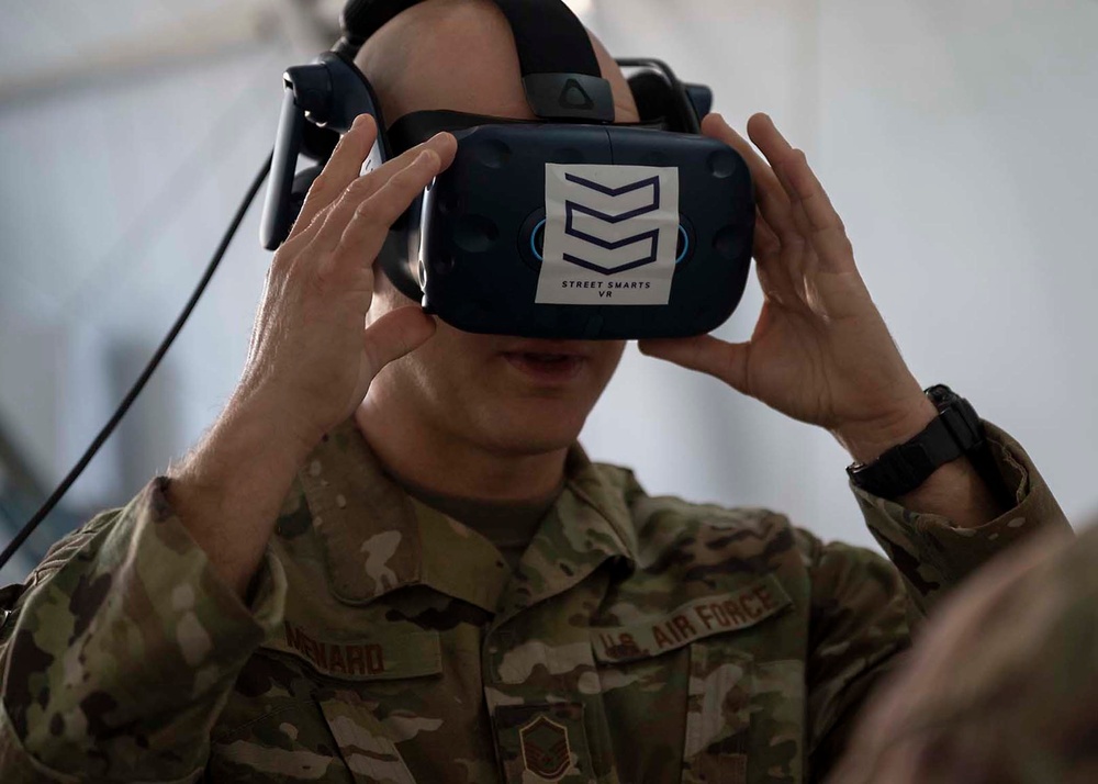 380th ESFS train in virtual reality