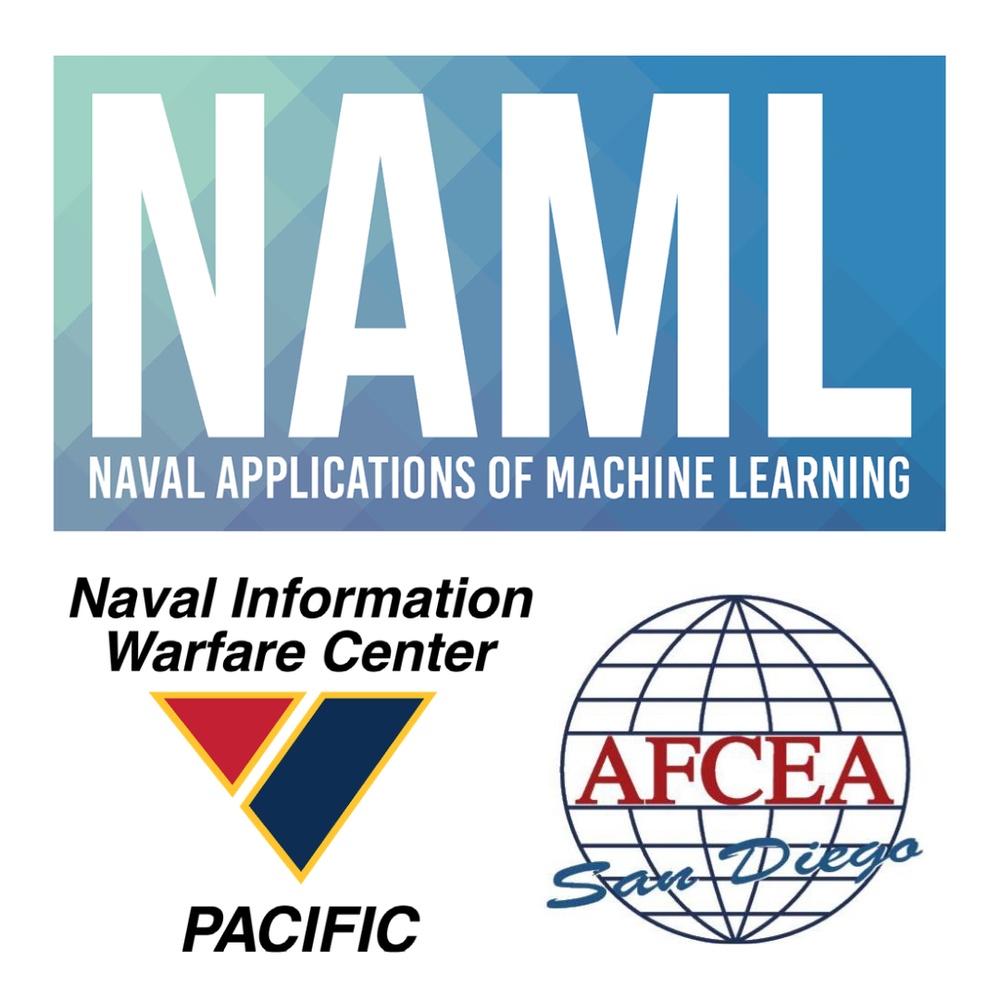 NAML, NIWC Pacific, and AFCEA San Diego logos in one image