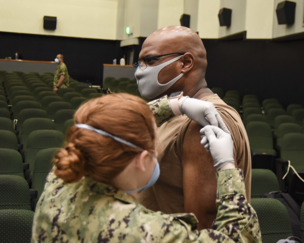 Naval Beach Unit 7 receives COVID vaccine