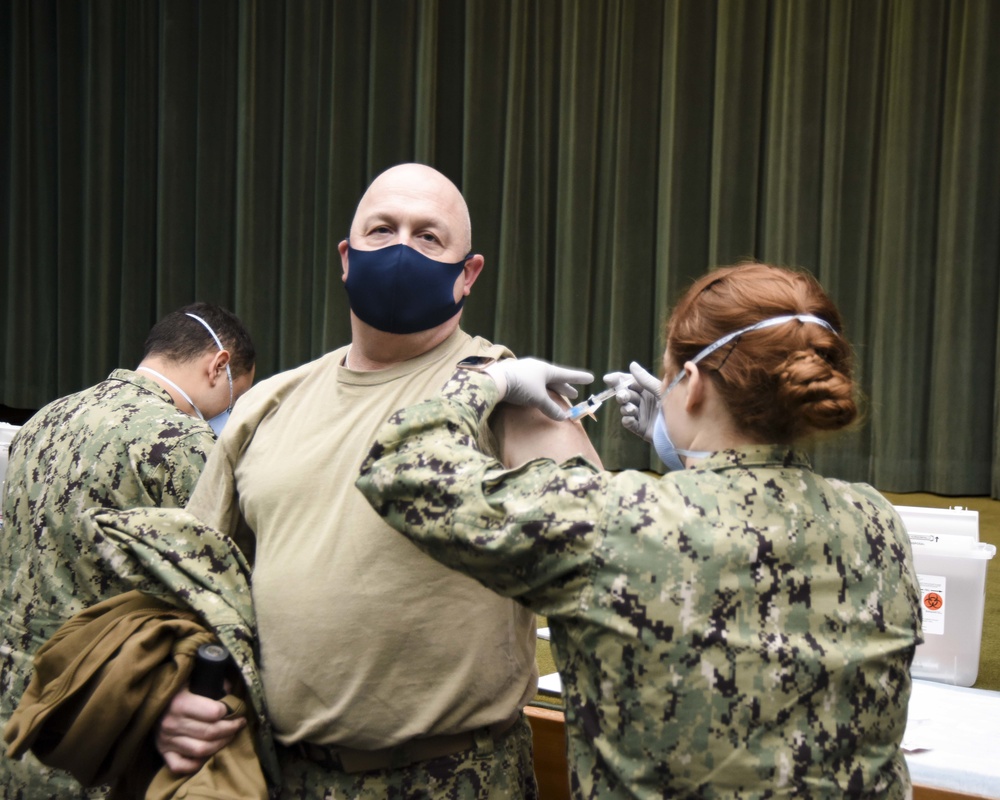 Naval Beach Unit 7 receives COVID vaccine