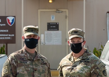 BG Swanson Visits the 401st AFSB