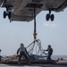 VMM-164 (Rein) Marines conduct vertical resupply aboard USS Makin Island