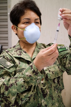 USNH Naples Administers Second Dose of COVID-19 Vaccine [Image 3 of 4]