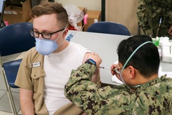 USNH Naples Administers Second Dose of COVID-19 Vaccine [Image 4 of 4]