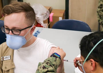 USNH Naples Administers Second Dose of COVID-19 Vaccine