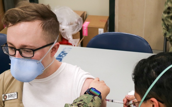 USNH Naples Administers Second Dose of COVID-19 Vaccine