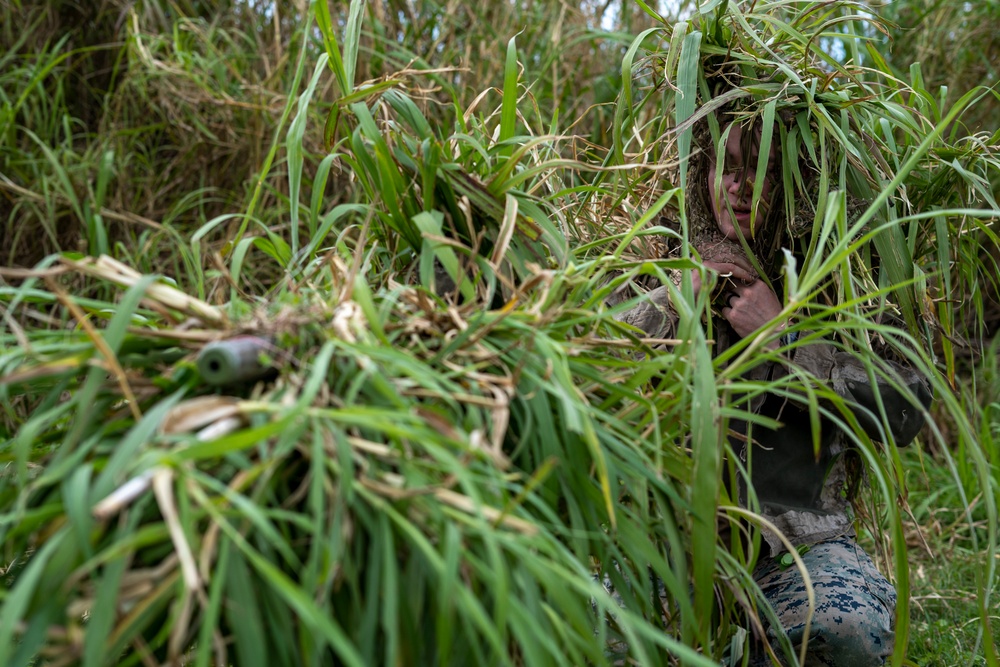 3d Marine Division Marines Conduct Pre-Sniper Course