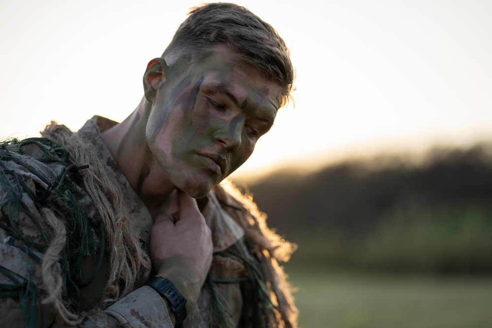 3d Marine Division Marines Conduct Pre-Sniper Course