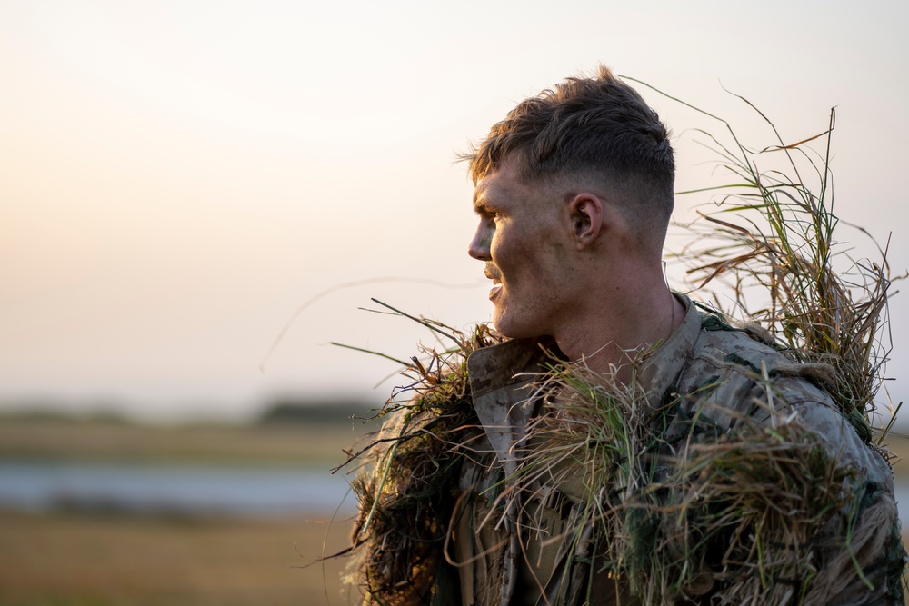 3d Marine Division Marines Conduct Pre-Sniper Course