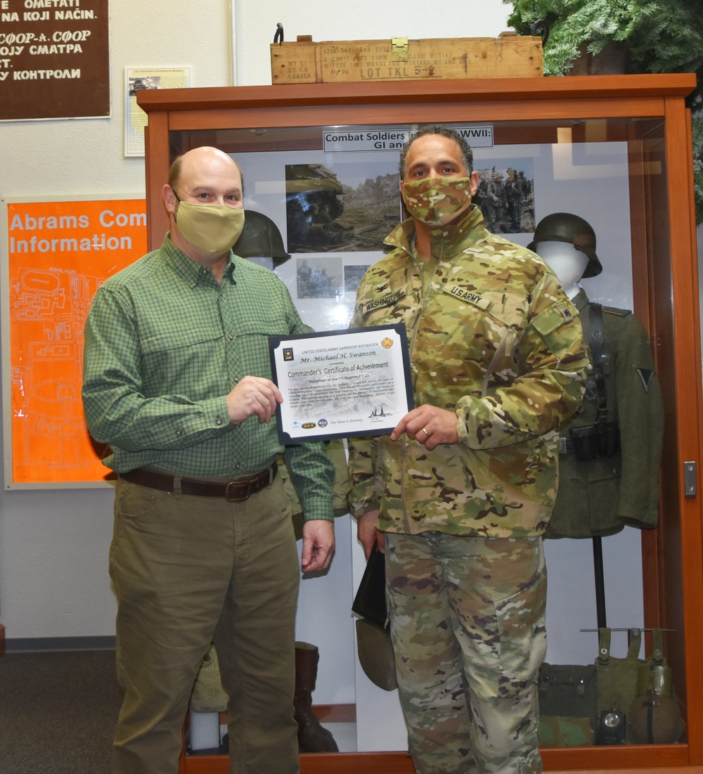 Volunteer of the Quarter selected