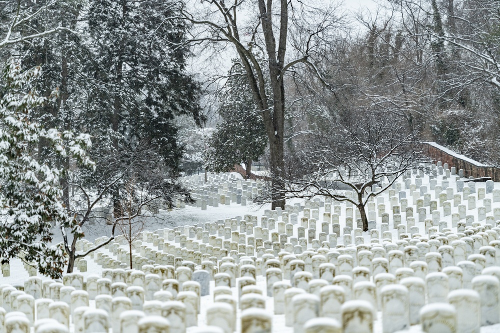 Winter at Arlington National Cemetery 2021