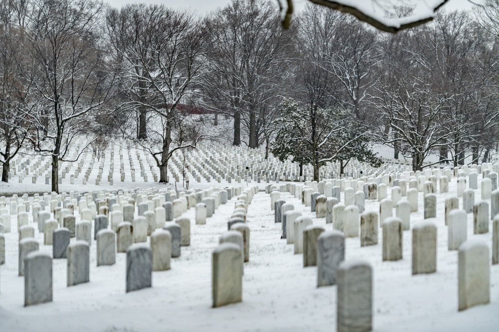 Winter at Arlington National Cemetery 2021