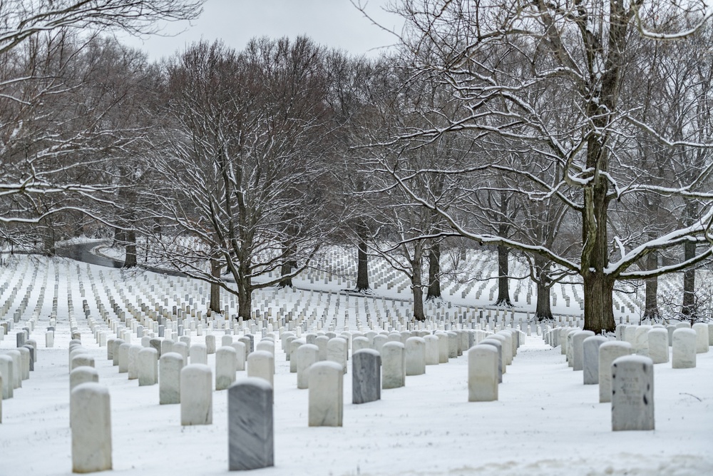 Winter at Arlington National Cemetery 2021