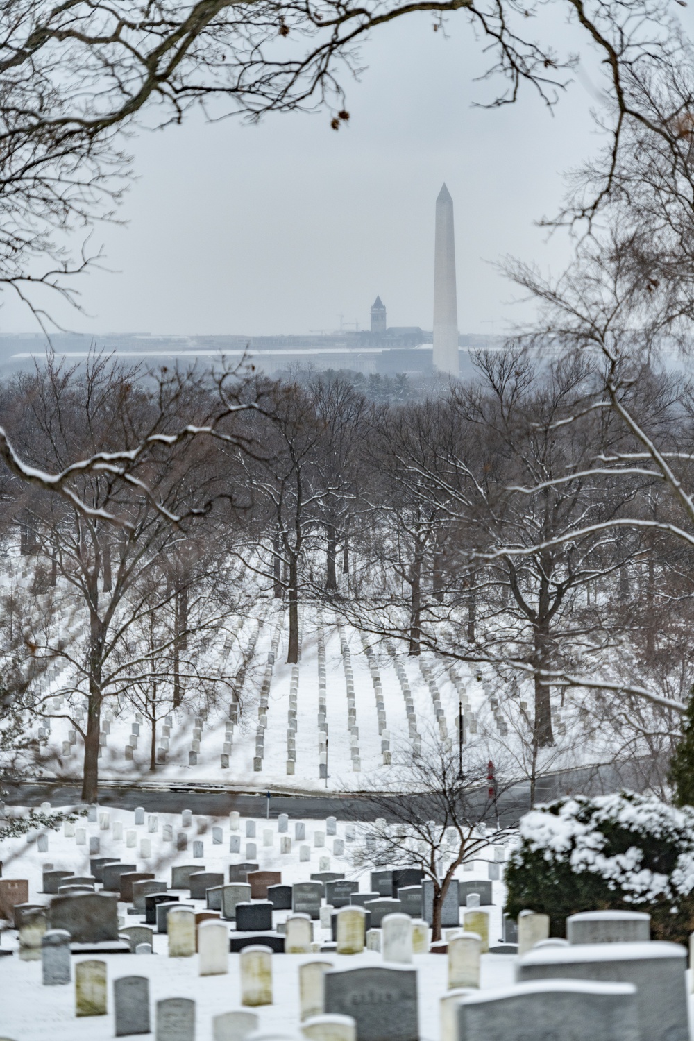 Winter at Arlington National Cemetery 2021