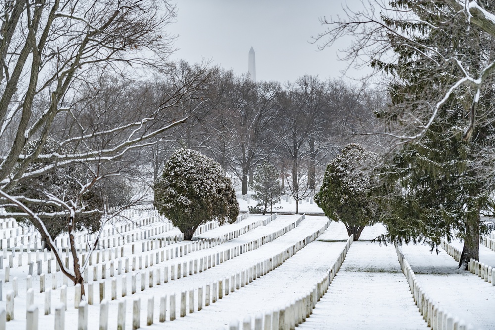 Winter at Arlington National Cemetery 2021