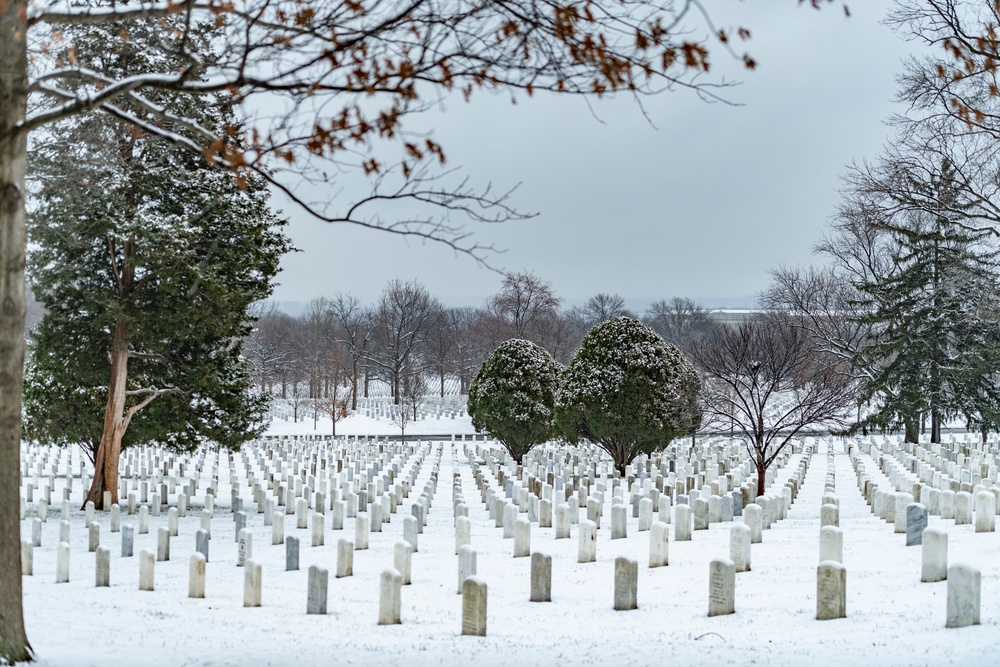 Winter at Arlington National Cemetery 2021