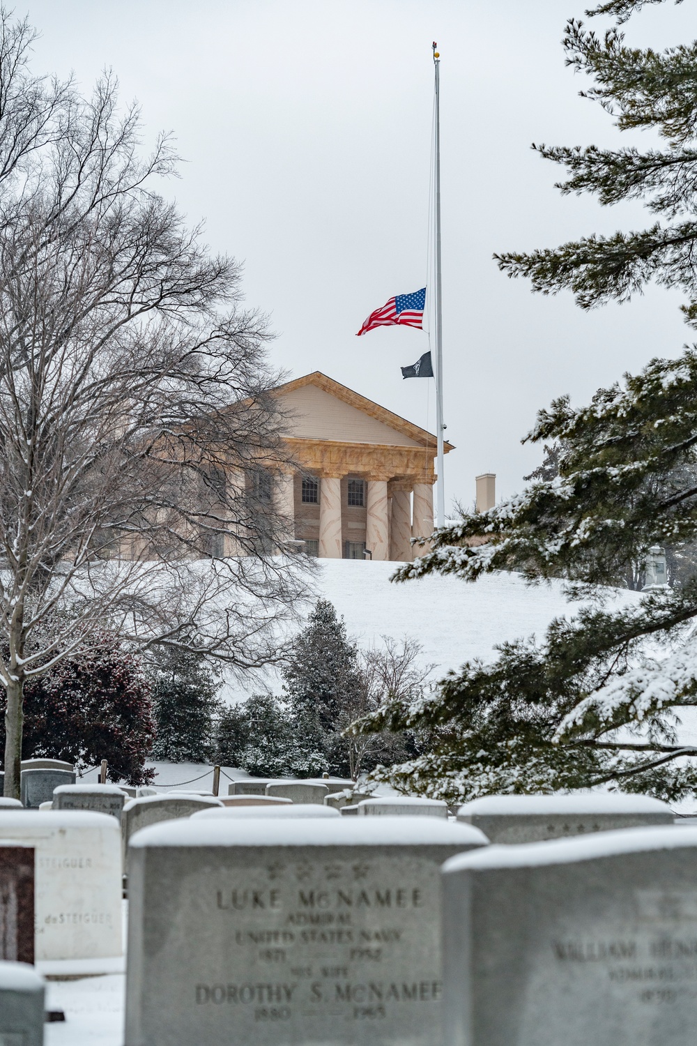 Winter at Arlington National Cemetery 2021