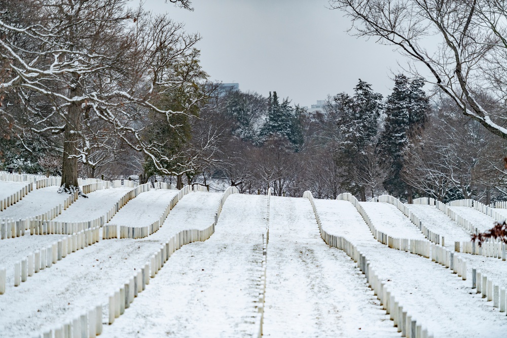 Winter at Arlington National Cemetery 2021