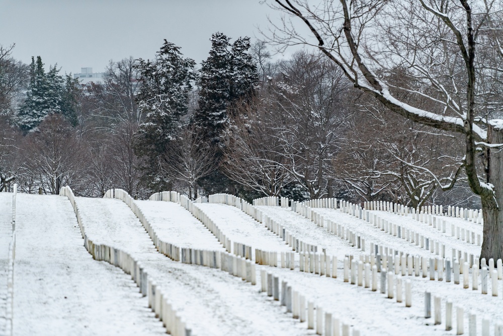 Winter at Arlington National Cemetery 2021