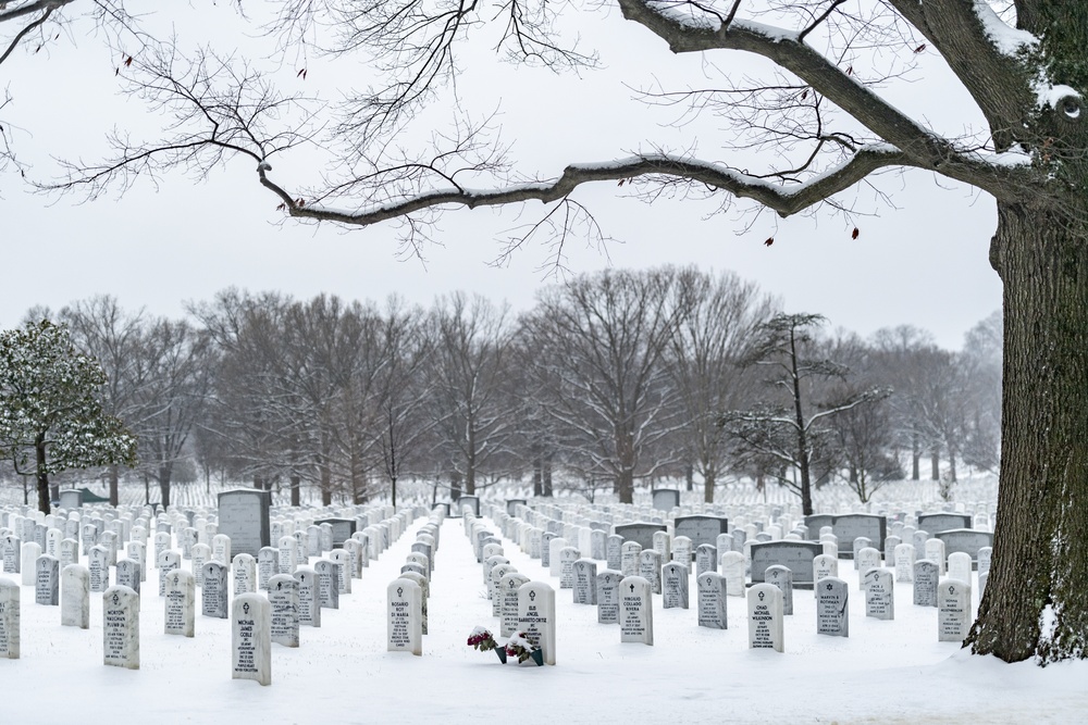 Winter at Arlington National Cemetery 2021