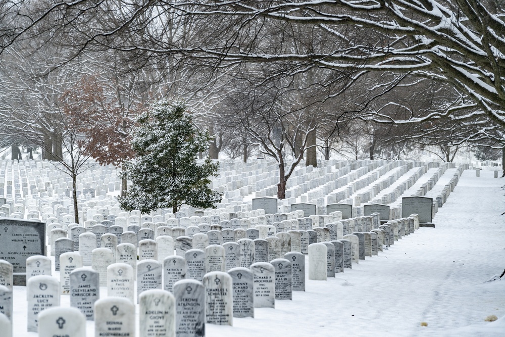 Winter at Arlington National Cemetery 2021