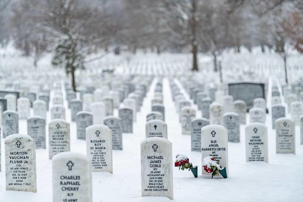 Winter at Arlington National Cemetery 2021