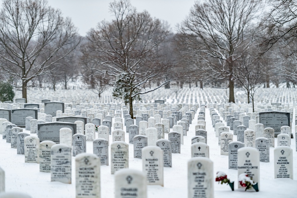 Winter at Arlington National Cemetery 2021