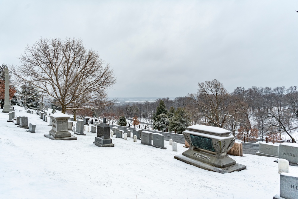 Winter at Arlington National Cemetery 2021