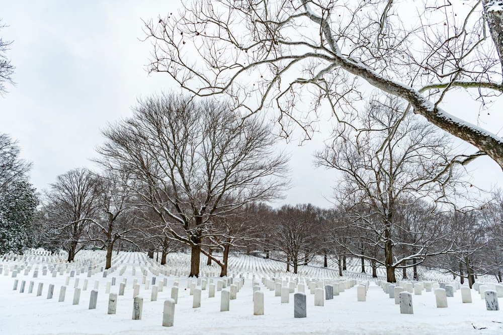 Winter at Arlington National Cemetery 2021