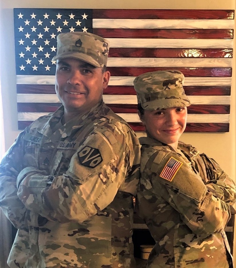 Father and daughter serve together with Massachusetts National Guard in Nation’s Capital