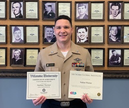 Hospital Corpsman first active duty Sailor to achieve Lean Sigma Six certified Master Black Belt