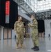 NY Guard Brig. Gen. David Warager visits troops at Javits Center in support of state efforts to administer COVID-19 vaccines