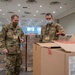 NY Guard Brig. Gen. David Warager visits troops at Javits Center in support of state efforts to administer COVID-19 vaccines