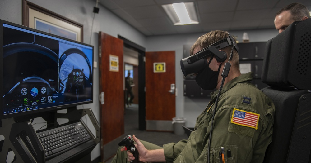 Pilots assigned to the 559th FTS test new Immersive Training Devices