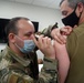 Robins administers COVID vaccine second doses