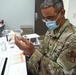 Robins administers COVID vaccine second doses
