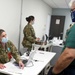 Robins administers COVID vaccine second doses