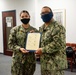 MA3 Mackenzie Crockett reenlistment ceremony