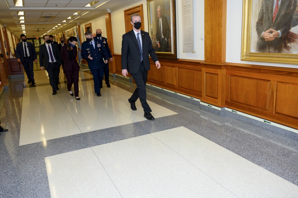 Director of National Intelligence Visits Pentagon