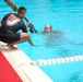 Combat water survival testing