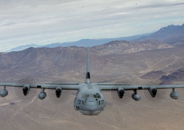 Marines fly the 'Herc' over Southern California